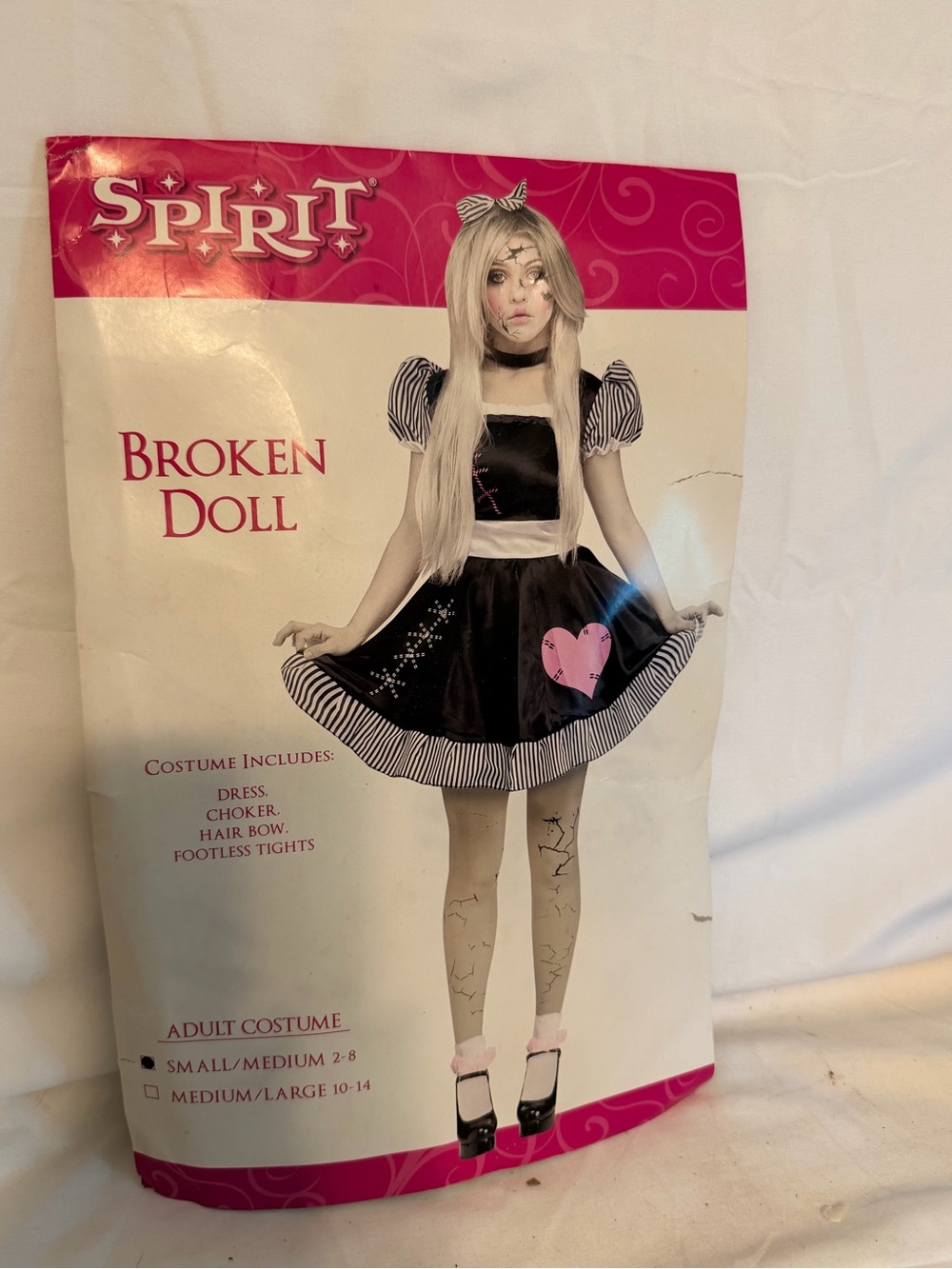 Broken Doll costume-Dress Only-Sm/Md